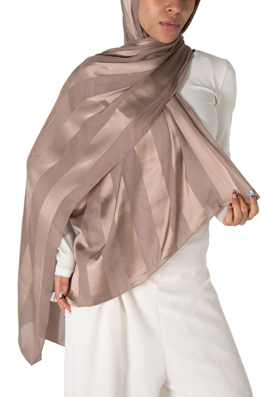 Velour Stripe Chiffon