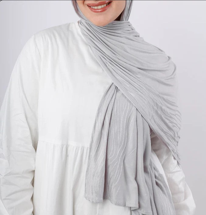 Cotton Wave Stretchy Scarf