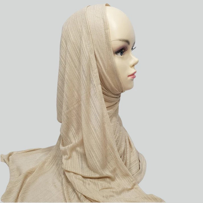 Ribbed Jersey Scarf