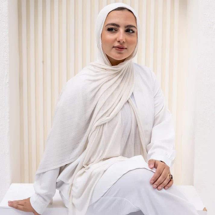 Ribbed Jersey Scarf