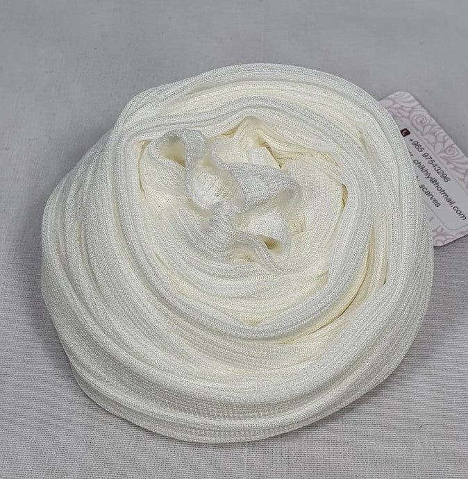 Ribbed Jersey Scarf