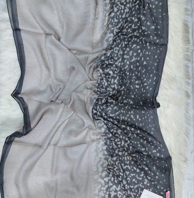 Split Style Tiger Fade Linen Scarf