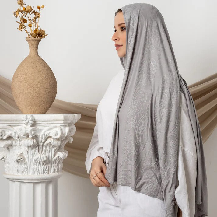 Star Cotton Jacquard Scarf