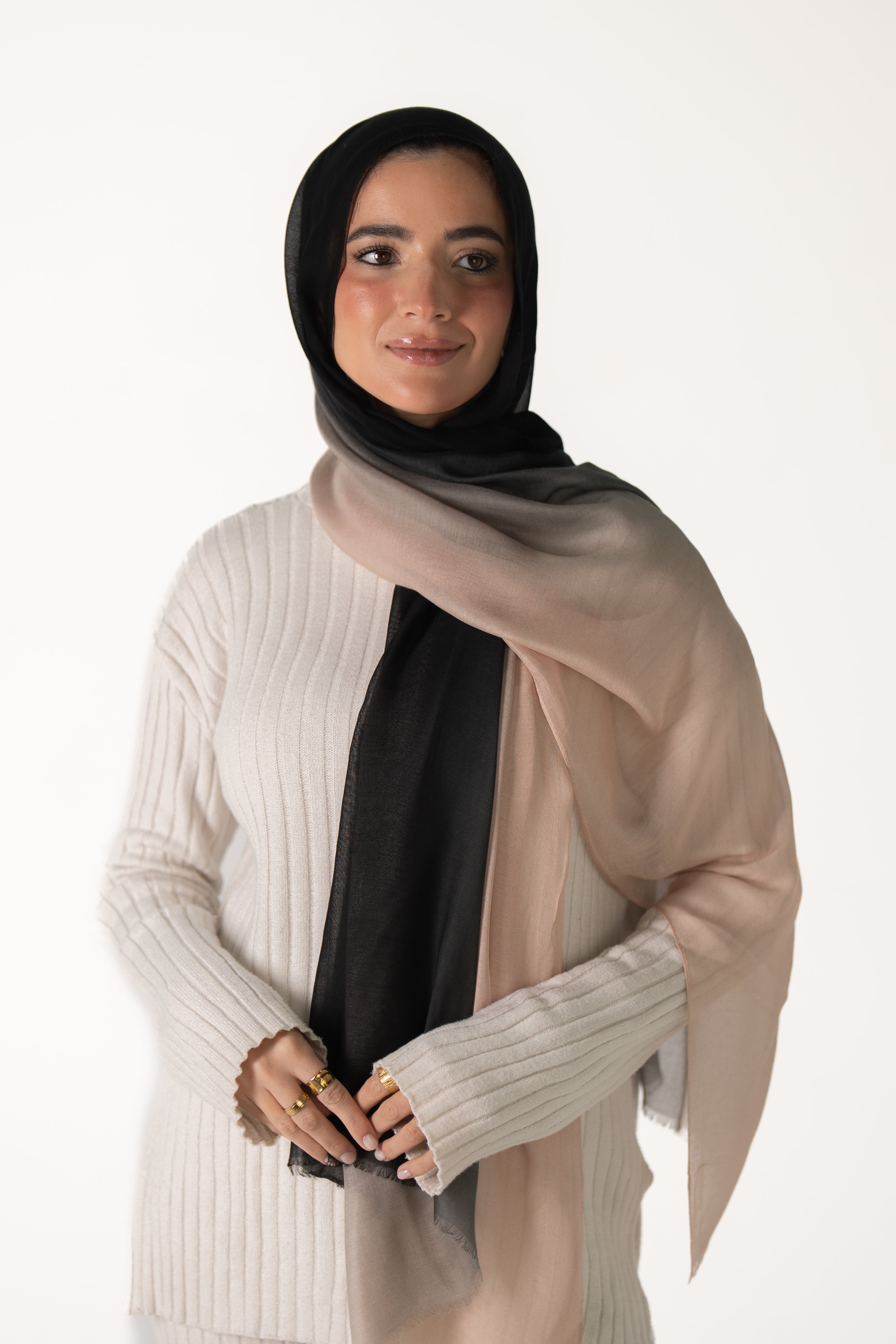 Black-Blush Beige