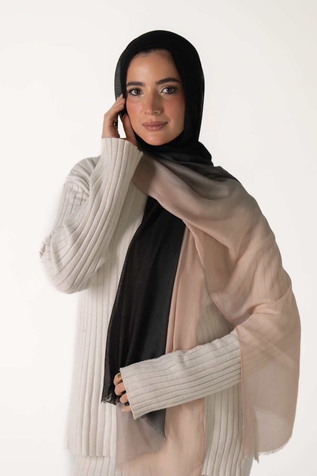 Black/Blush Beige