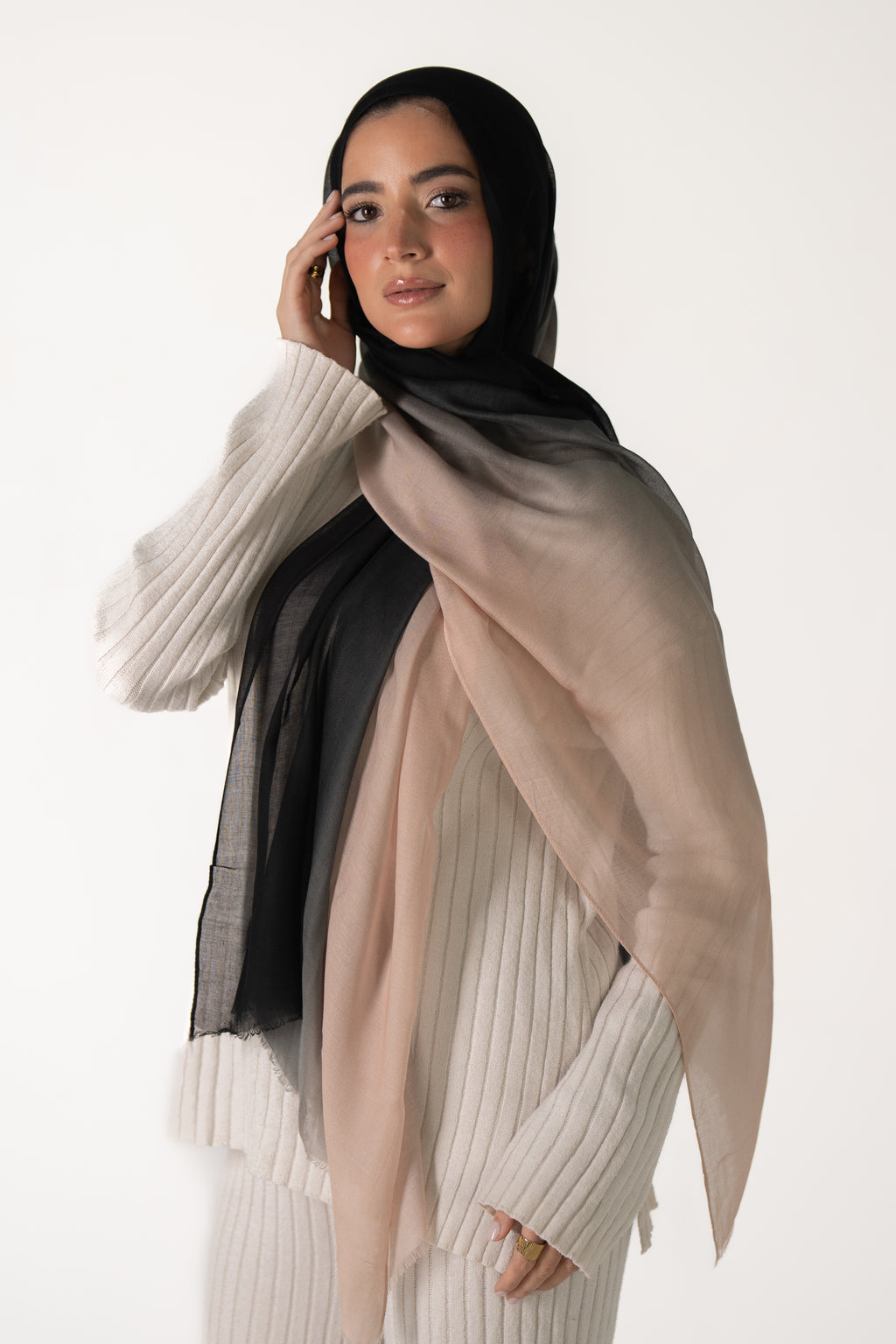 Black/Blush Beige