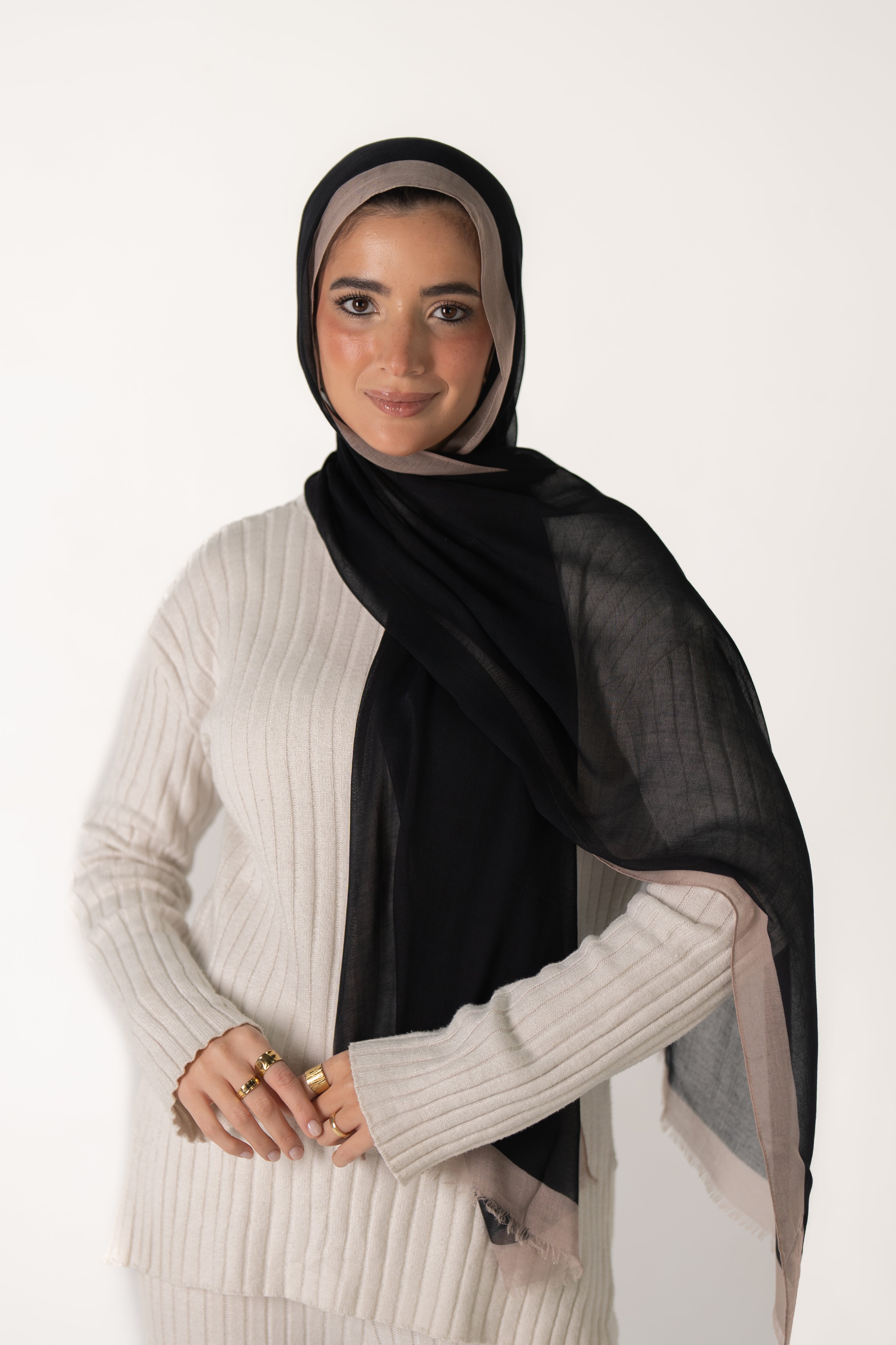 Black-beige