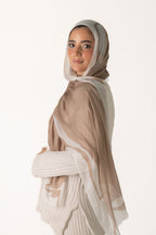 Beige-White
