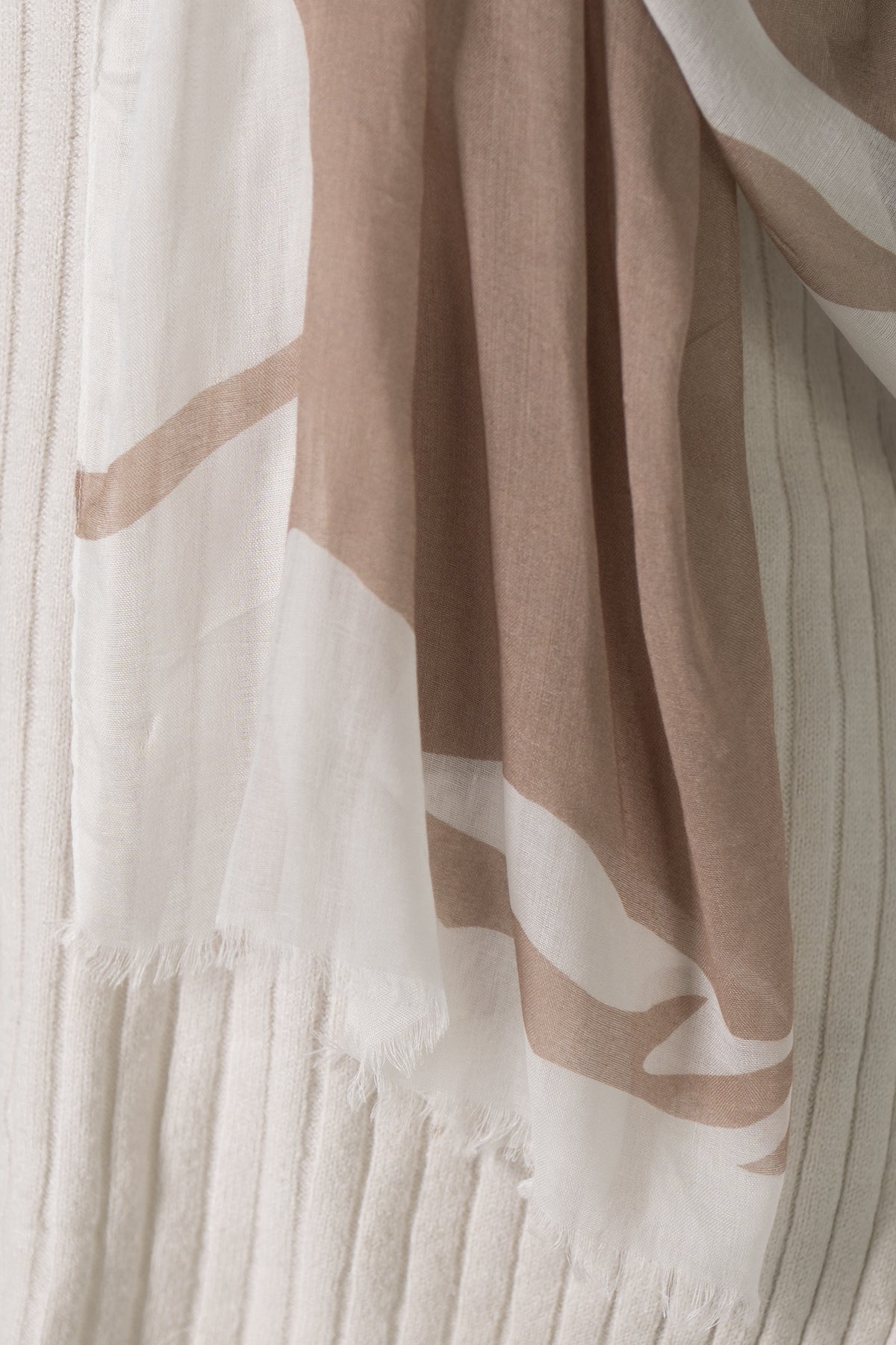 Beige-White