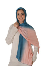 Blue/Blush Pink