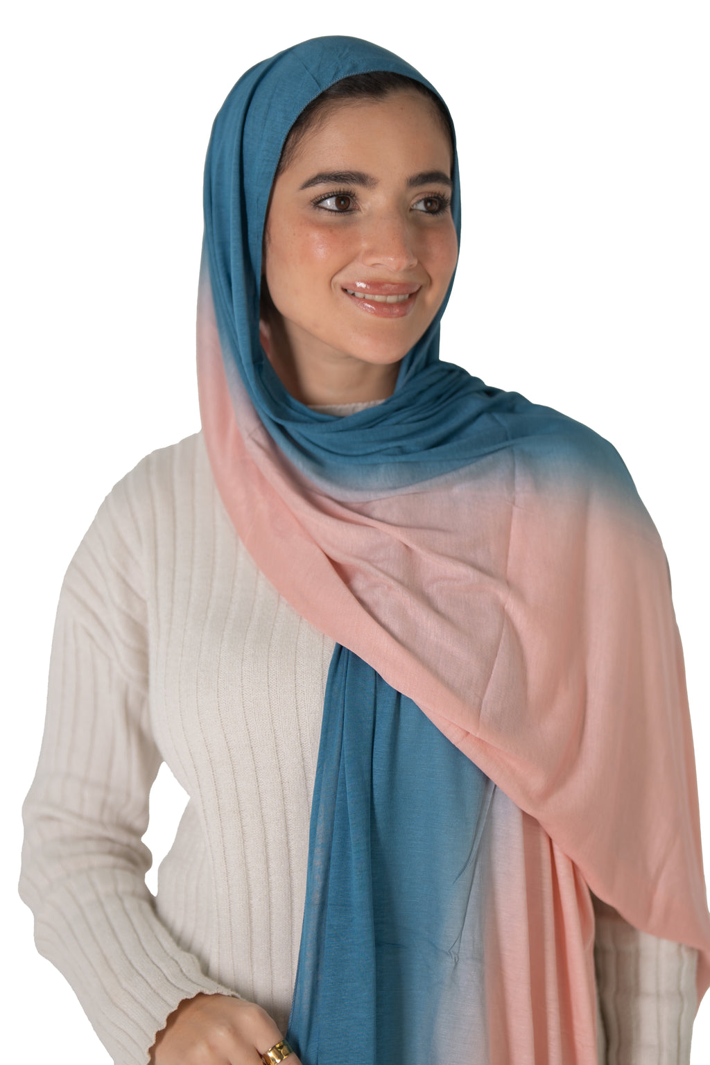 Blue/Blush Pink