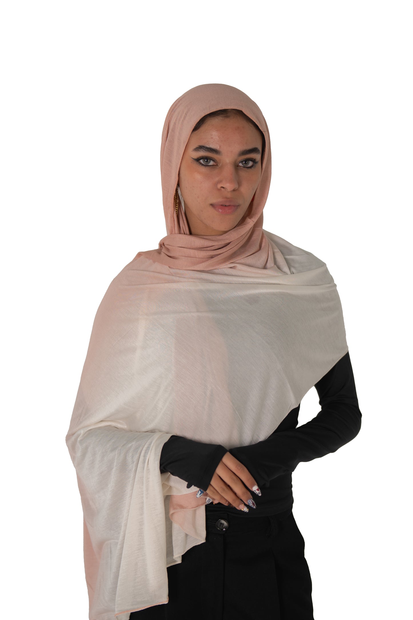 Dusty Blush-Off White