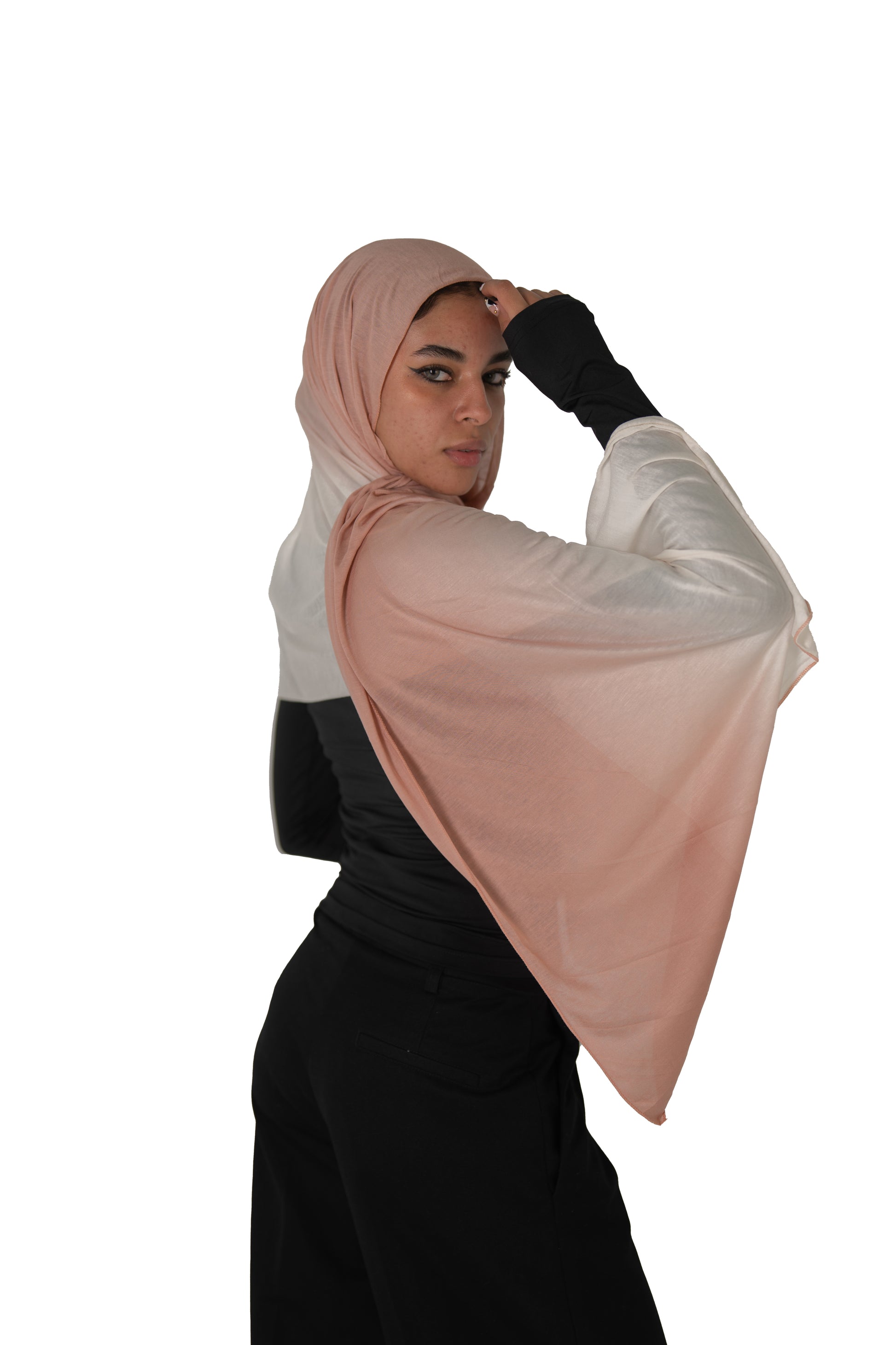 Dusty Blush-Off White