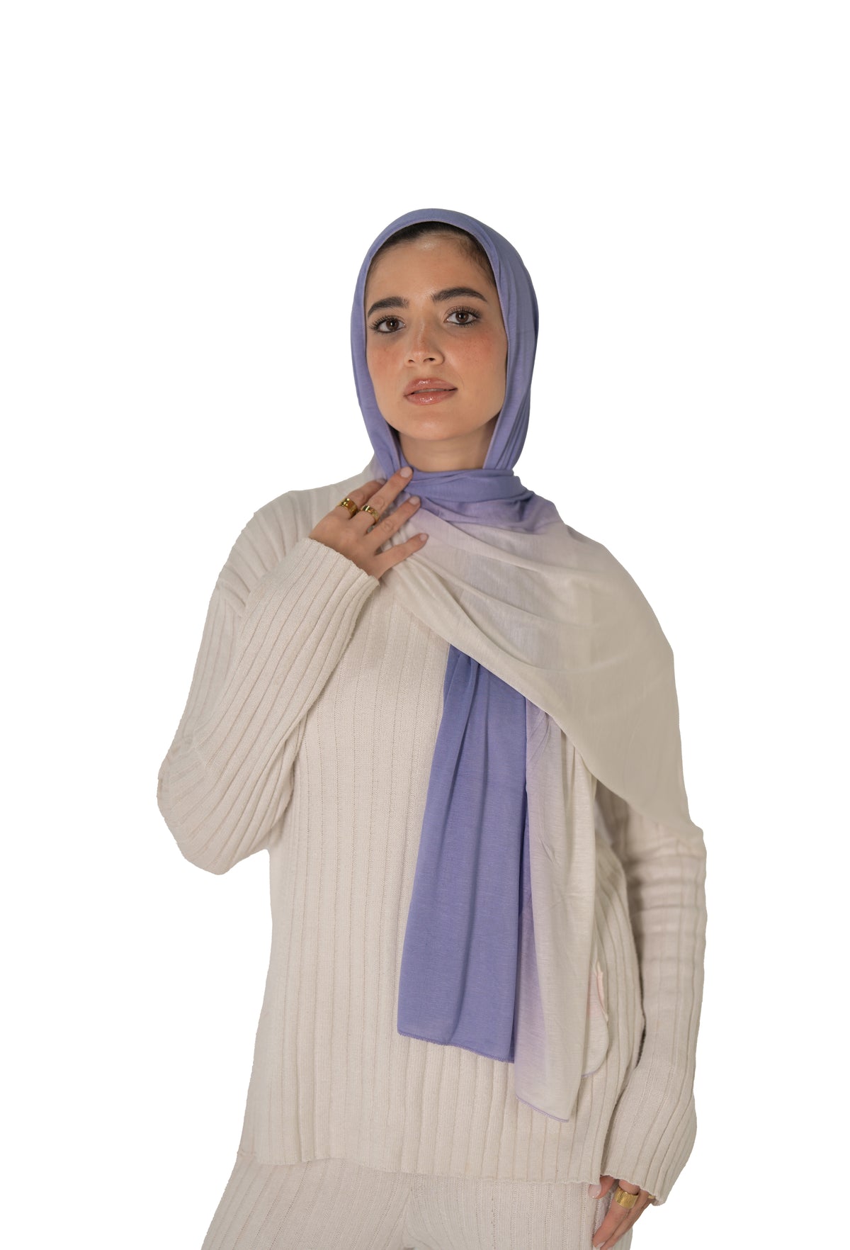 Lavender/Off White