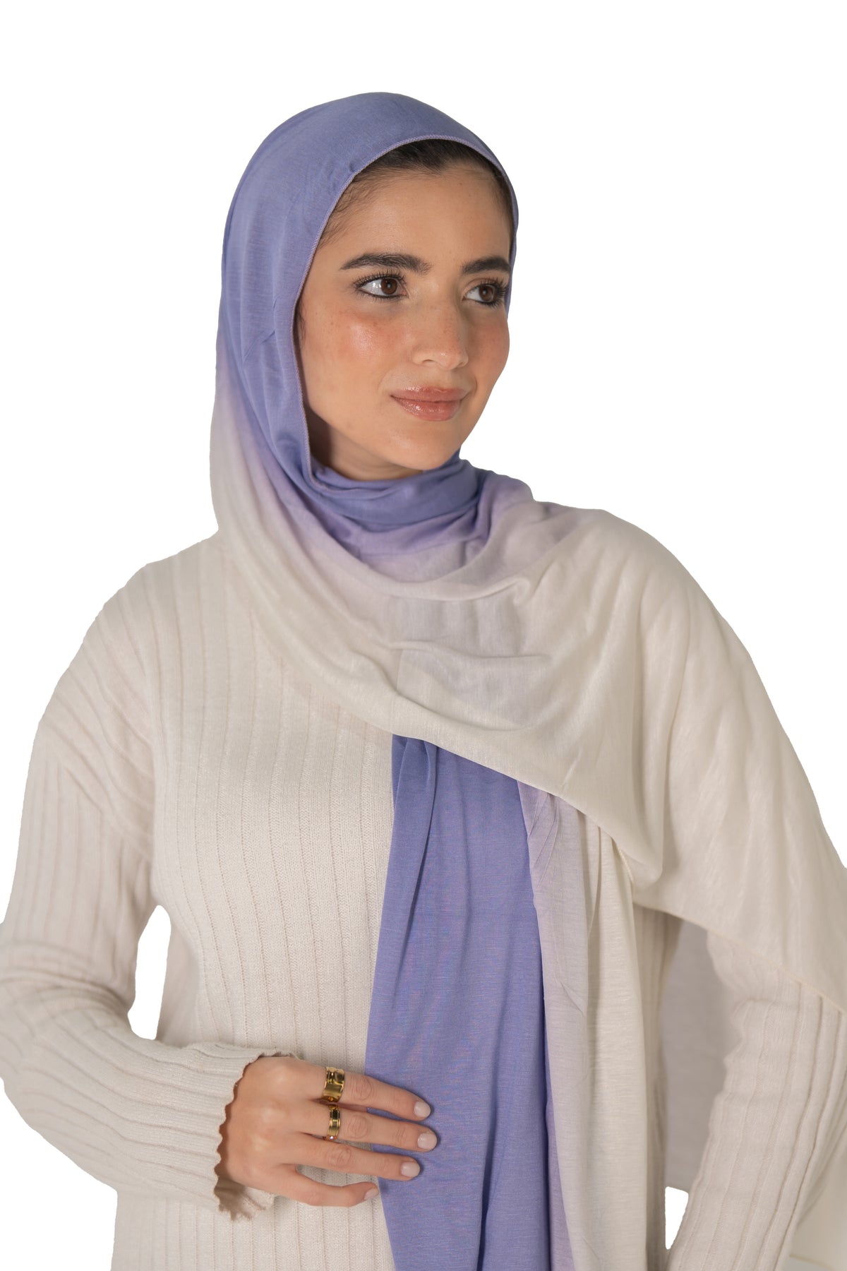 Lavender/Off White