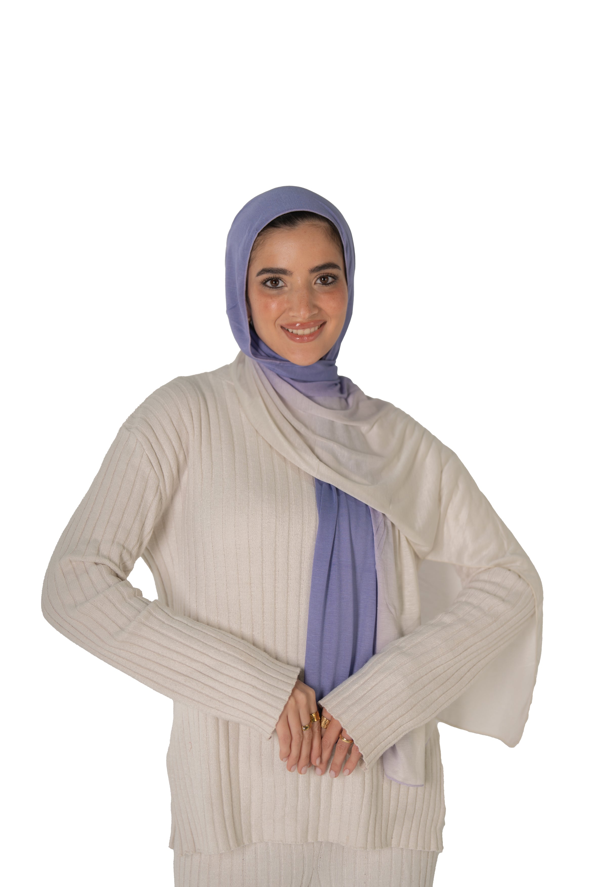 Lavender-Off White