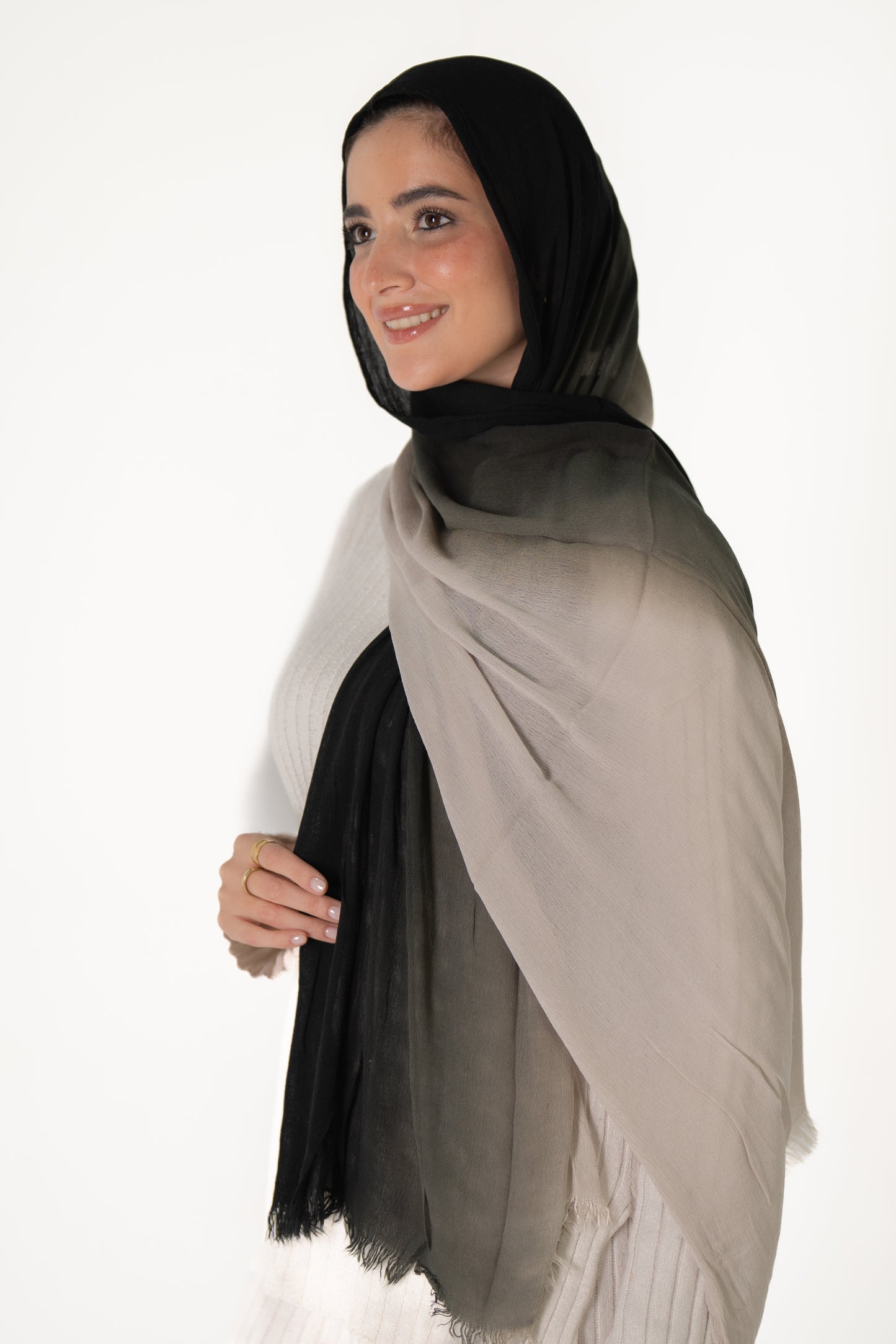 Ombre Ruffled Cotton