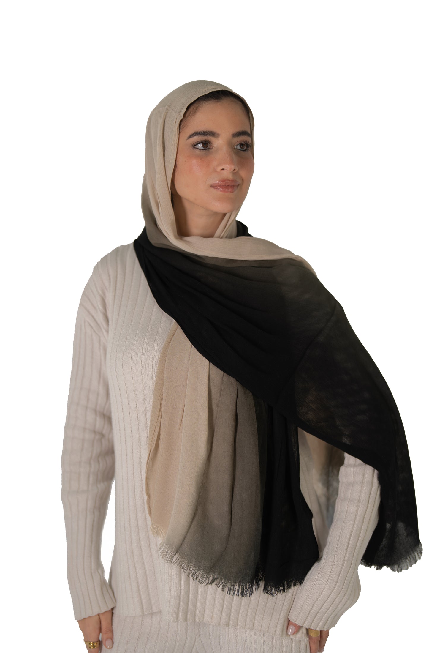 Ombre Ruffled Cotton