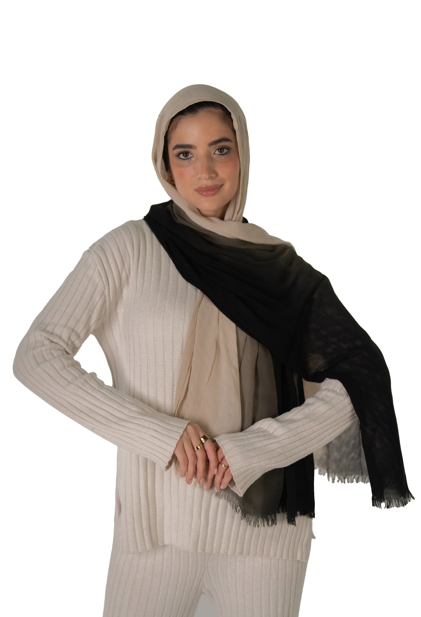 Ombre Ruffled Cotton