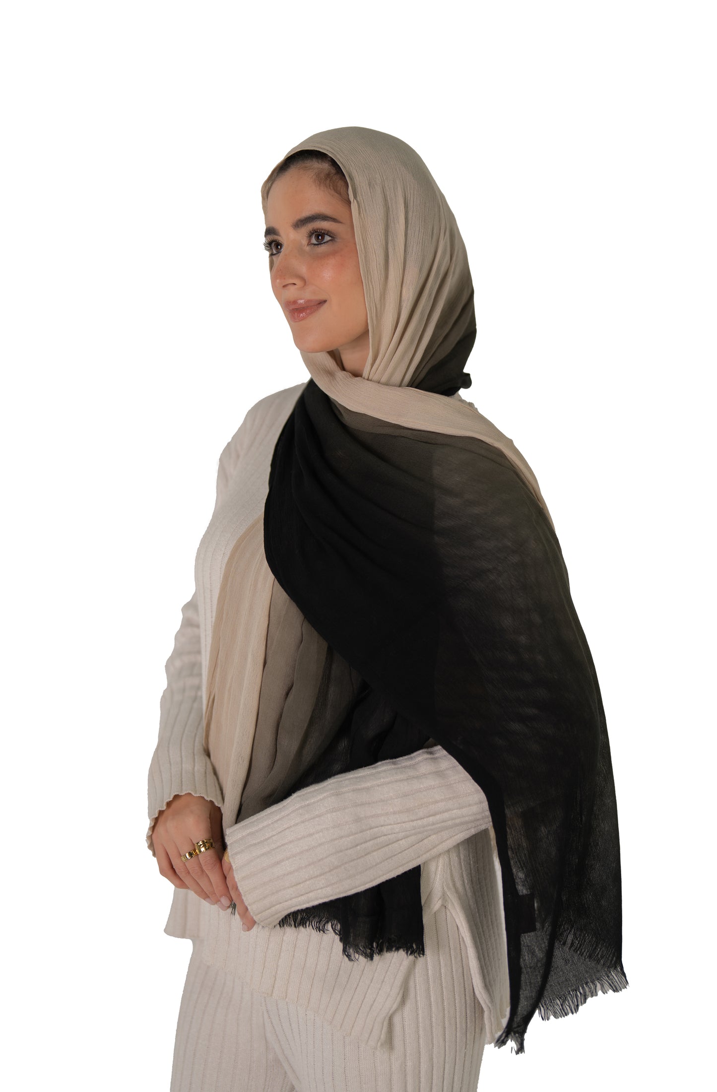 Ombre Ruffled Cotton