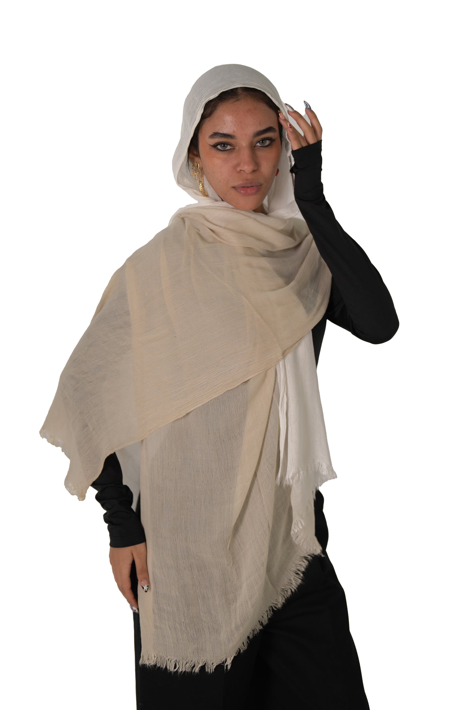 Ombre Ruffled Cotton