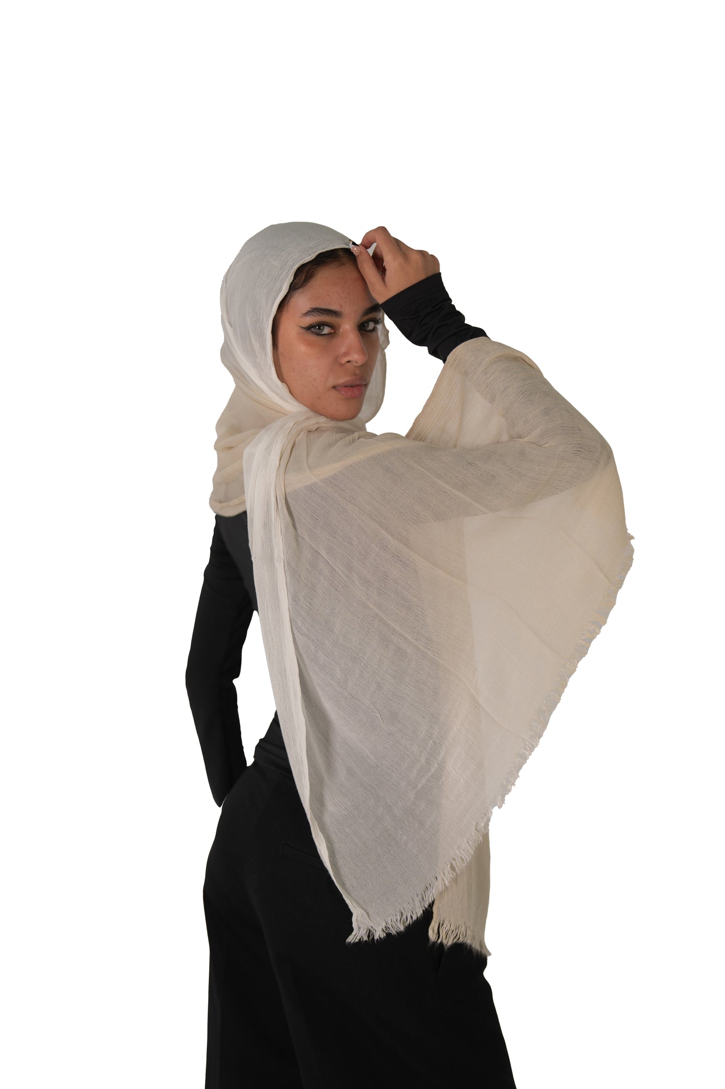 Ombre Ruffled Cotton