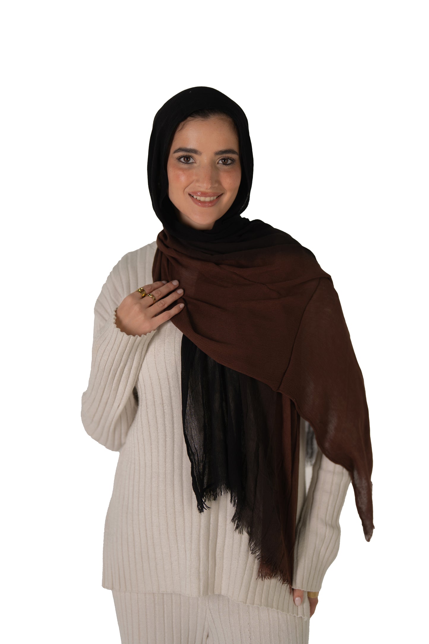 Ombre Ruffled Cotton