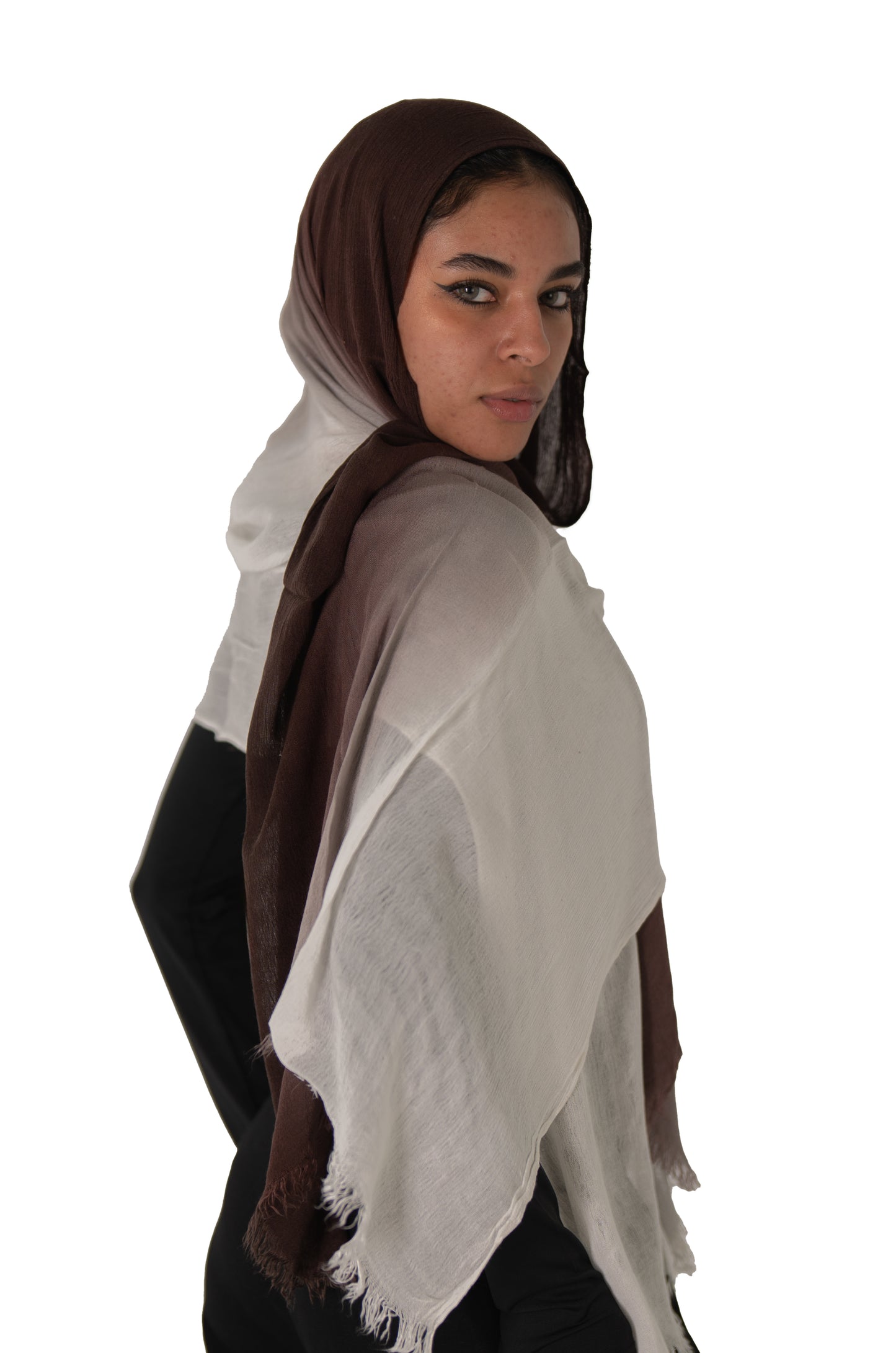 Ombre Ruffled Cotton