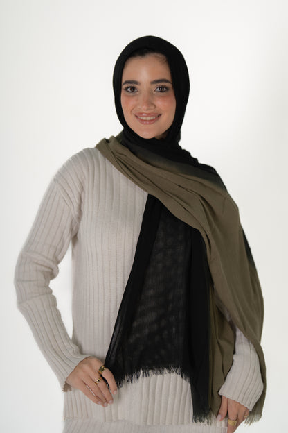 Ombre Ruffled Cotton