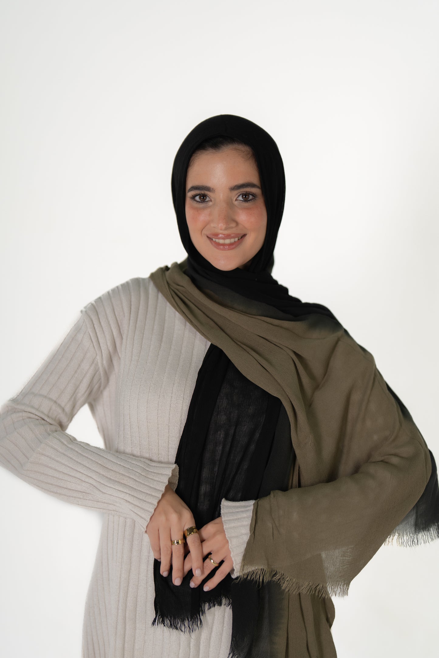 Ombre Ruffled Cotton