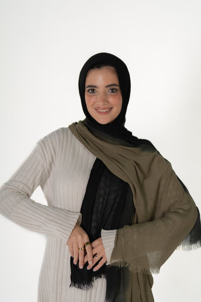 Ombre Ruffled Cotton