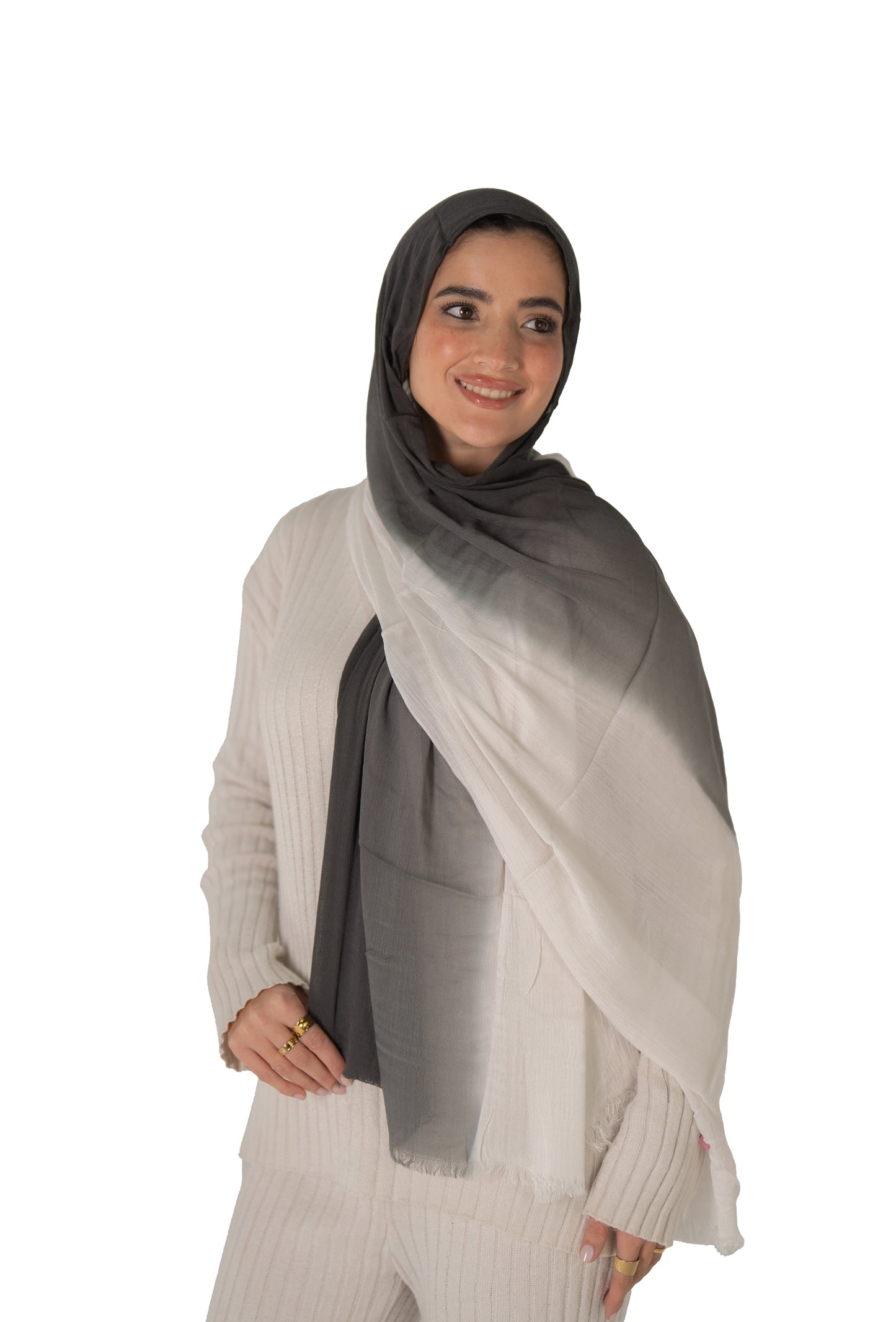 Ombre Ruffled Cotton