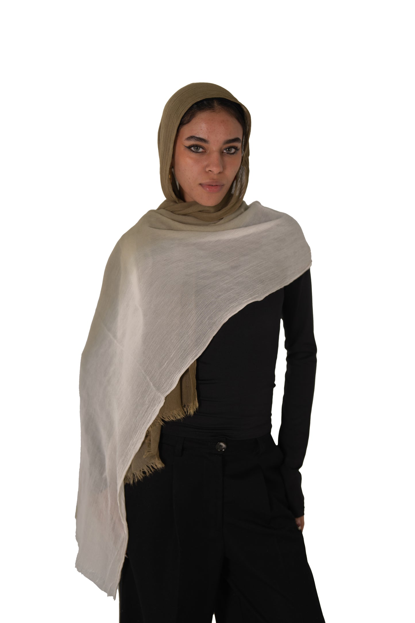 Ombre Ruffled Cotton