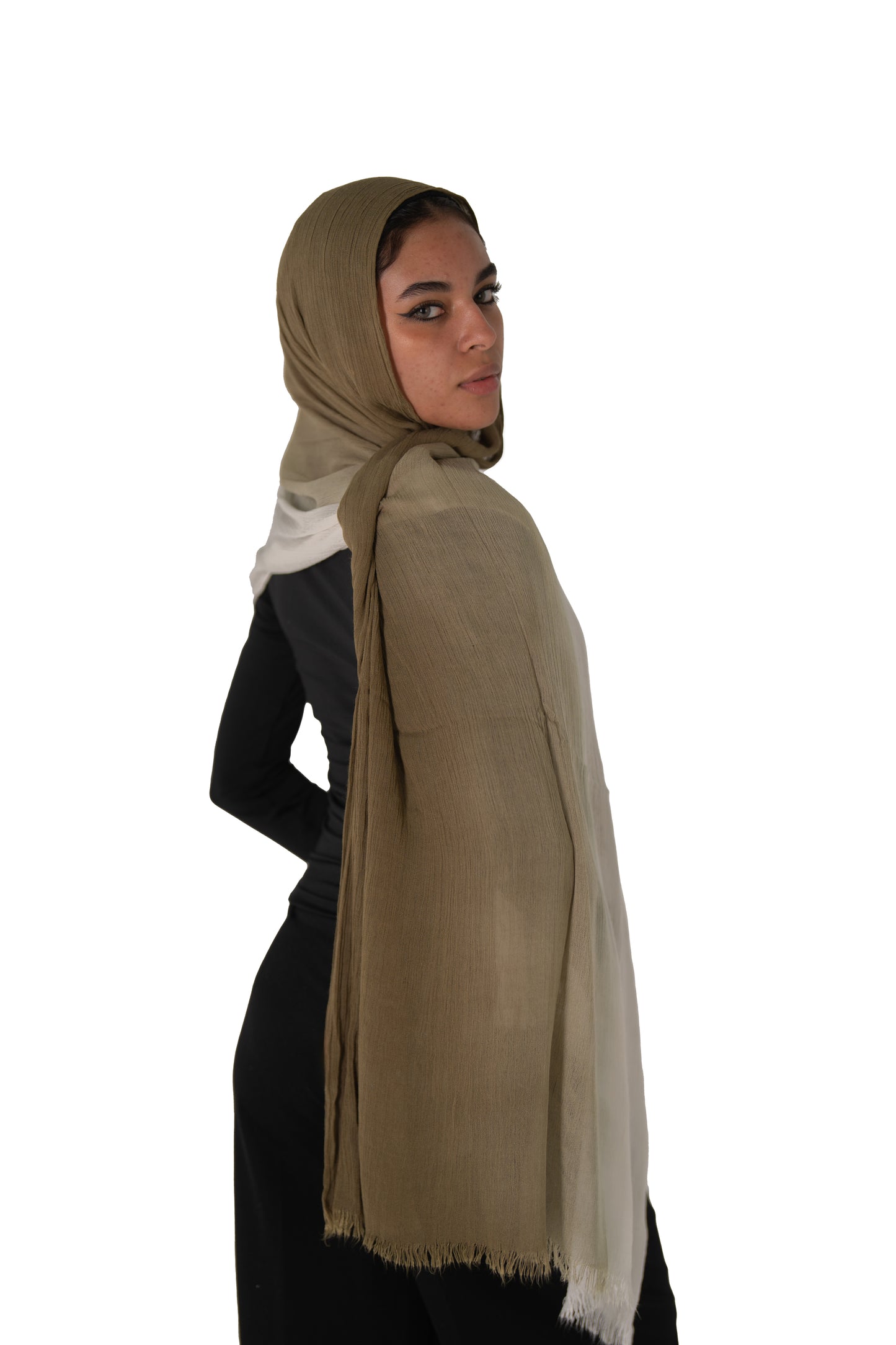 Ombre Ruffled Cotton