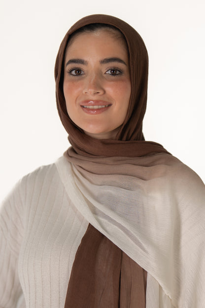 Ombre Ruffled Cotton