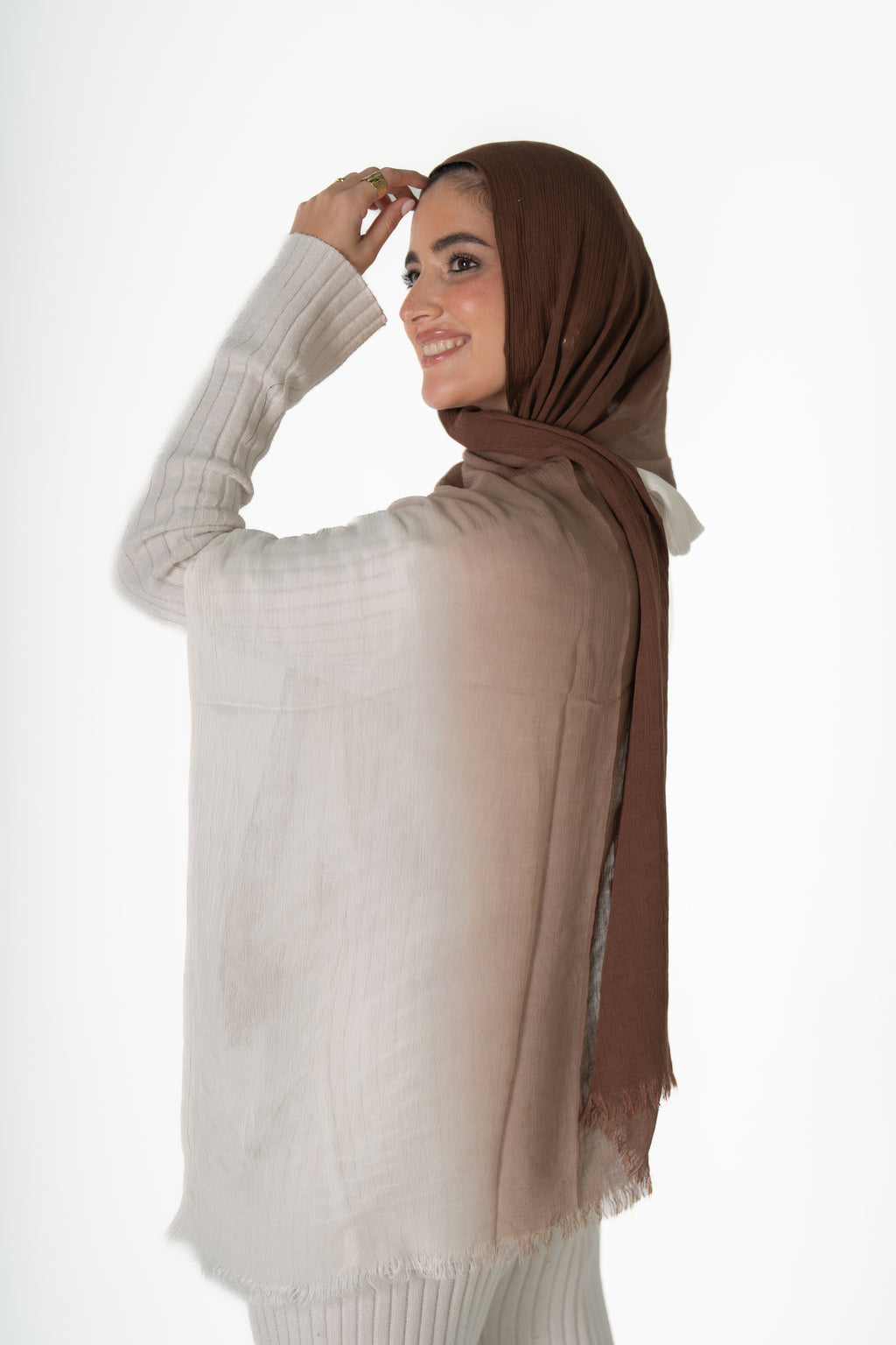 Brown/Off White