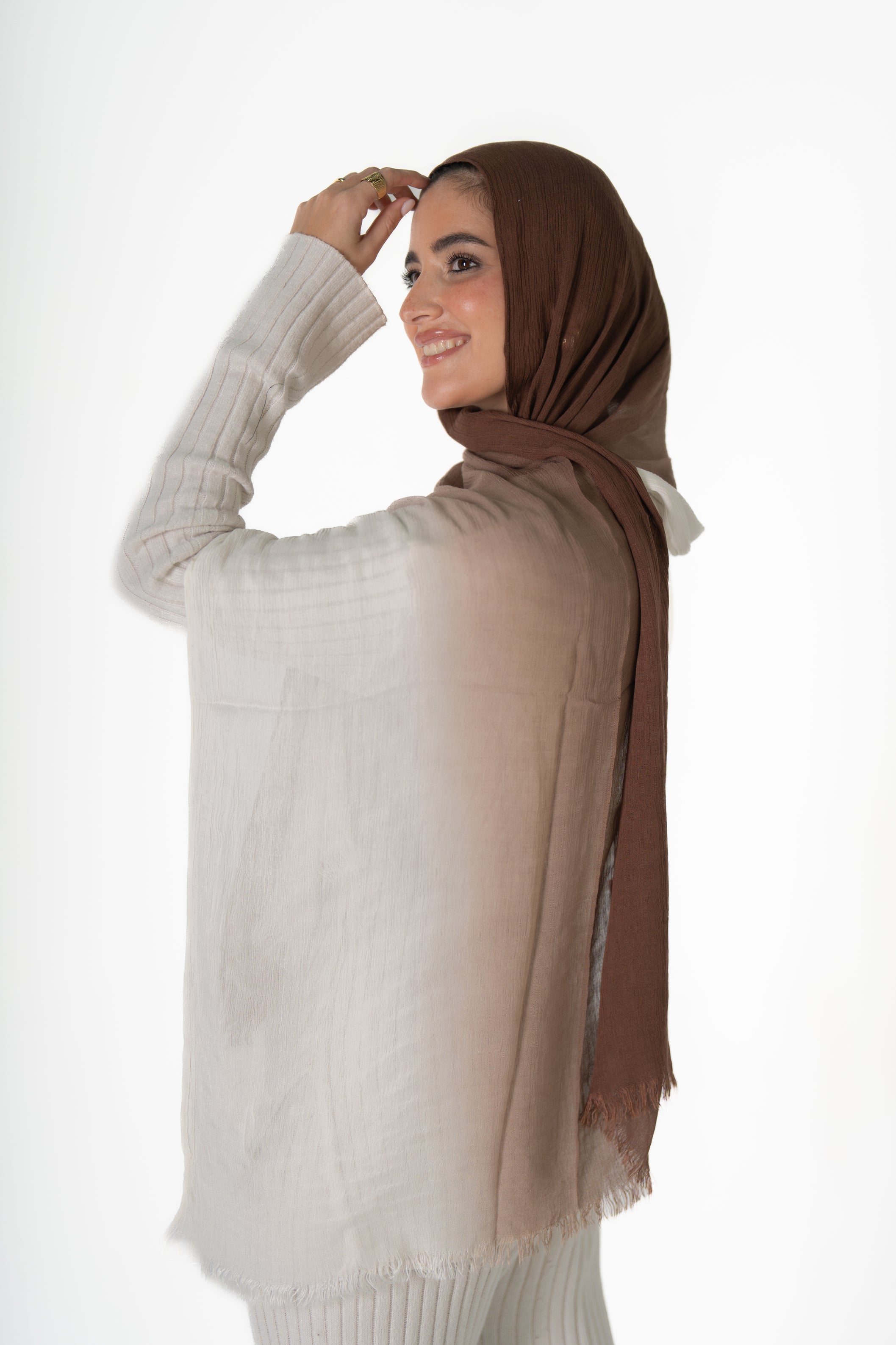 Brown/Off White