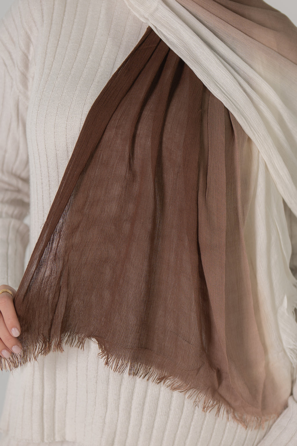 Brown/Off White