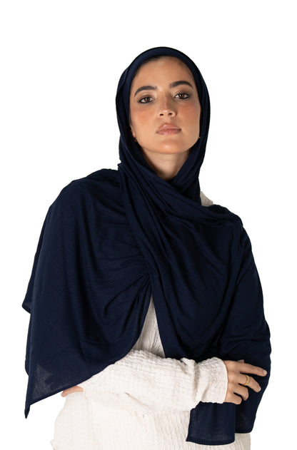 Ribbed Jersey with Inner Cap