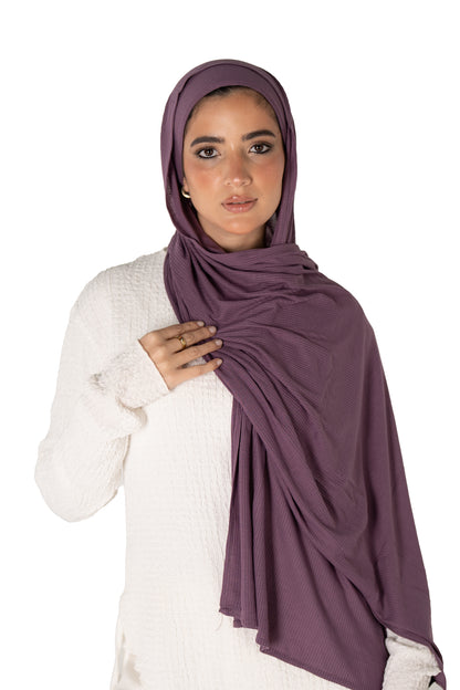 Ribbed Jersey with Inner Cap