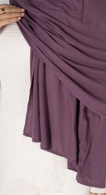 Ribbed Jersey with Inner Cap