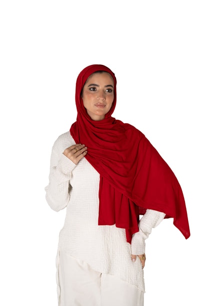 Ribbed Jersey with Inner Cap