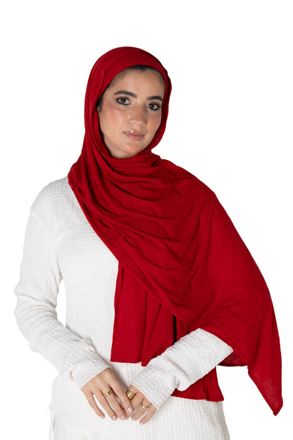 Ribbed Jersey with Inner Cap