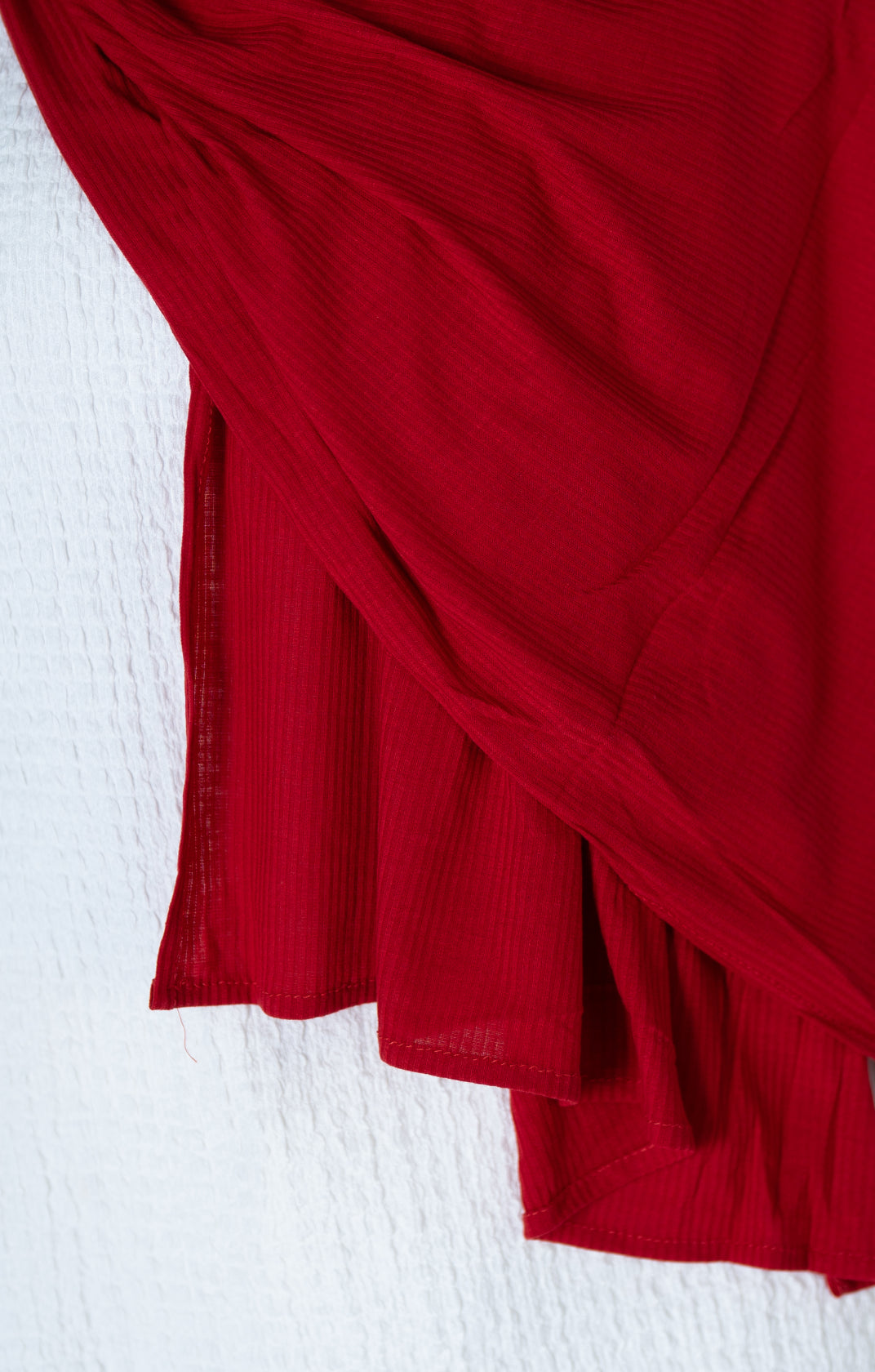 Ribbed Jersey with Inner Cap