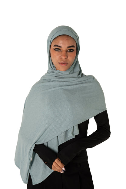 Ribbed Jersey with Inner Cap