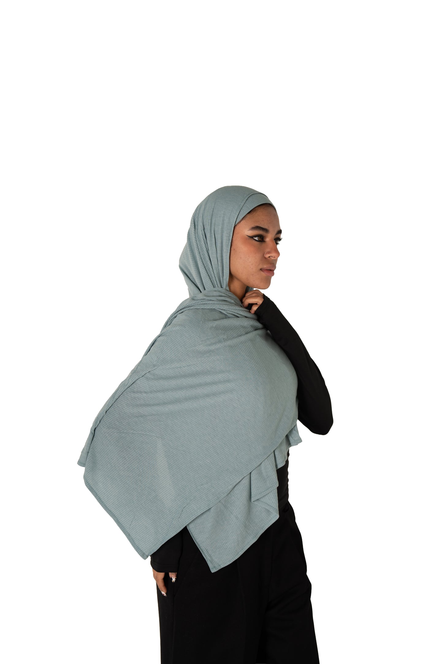 Ribbed Jersey with Inner Cap