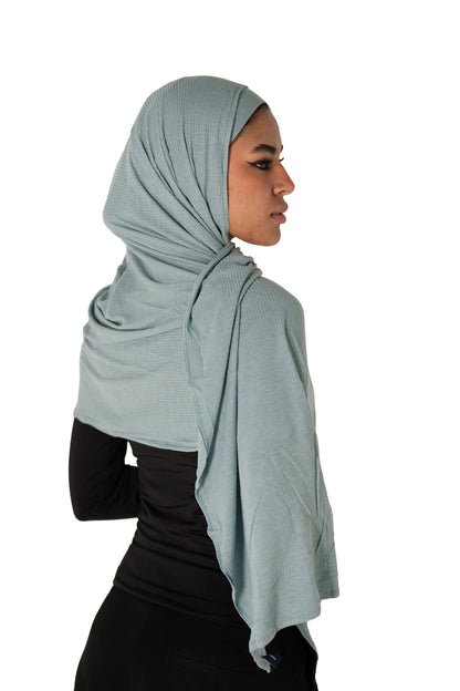 Ribbed Jersey with Inner Cap