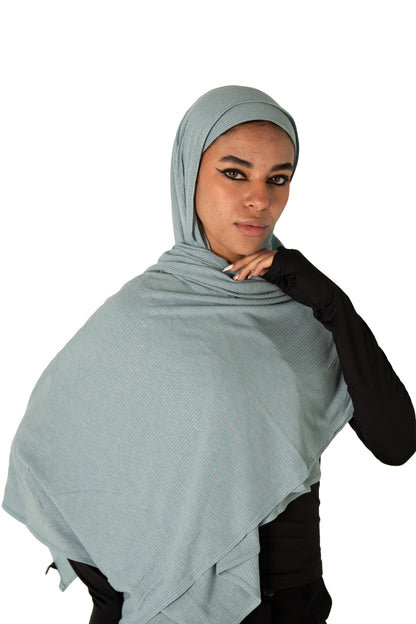 Ribbed Jersey with Inner Cap