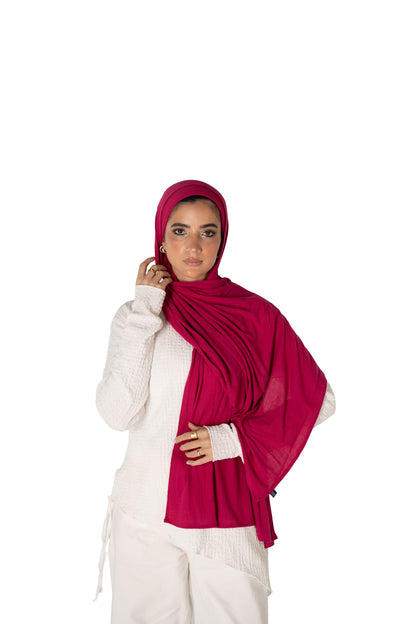 Ribbed Jersey with Inner Cap