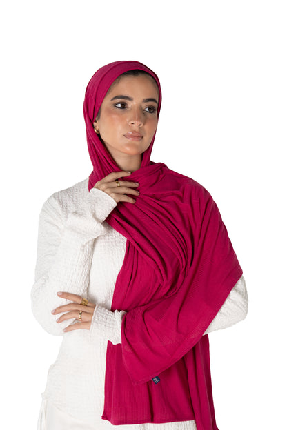 Ribbed Jersey with Inner Cap